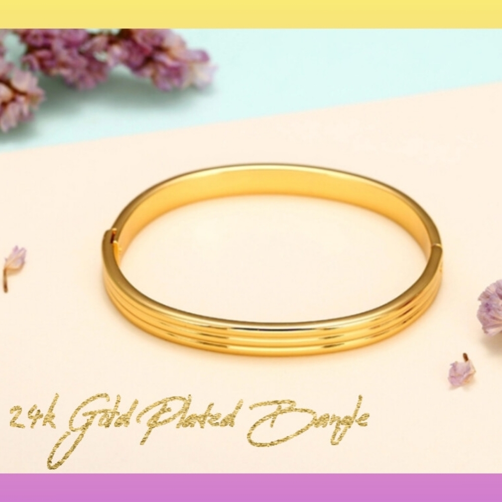 24k Gold Plated Bangle